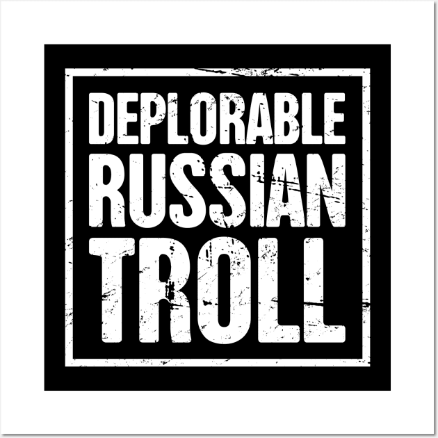 Funny Russian Troll / Internet Bot Wall Art by MeatMan